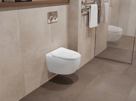 Подвесной унитаз безободковый Terminus Енисей Monolit 560х390 белый Горно-Алтайск - фото 1 Подвесной унитаз безободковый Terminus Енисей Monolit 560х390 белый Горно-Алтайск - фото 1